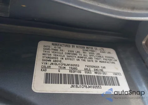 2018 Nissan Rogue Sport S z USA, uszkodzony, nr VIN JN1BJ1CP8JW160553